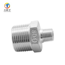 Alta calidad 304 Flare Male Thread Pipe Straight Connector Flared Fitting
